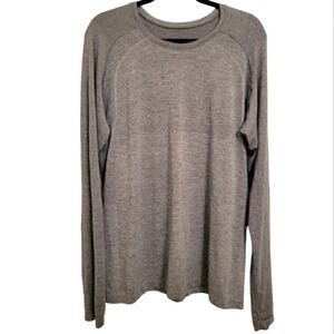 LULULEMON Men's XL Metal Vent Tech long sleeve shirt Slate gray athleisure